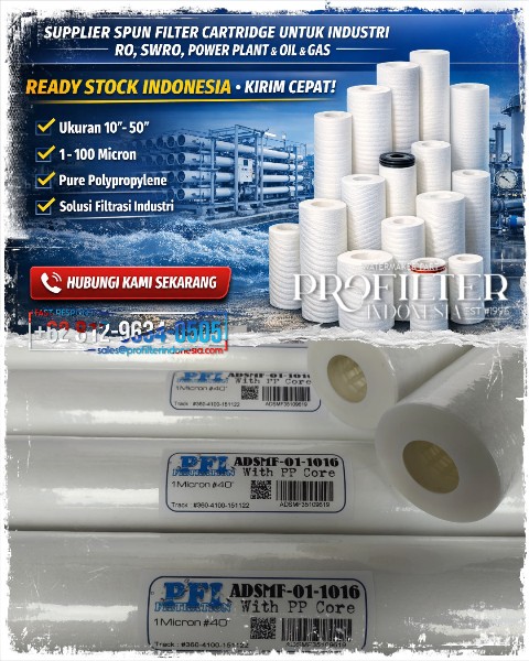 supplier spun filter cartridge swro bwro power plant supplier spun filter cartridge swro bwro power plant