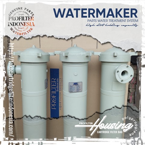 polypropylene plastic housing bag filter cartridge watermaker