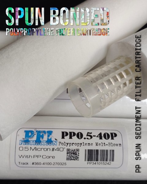 pp core spun filter cartridge sediment