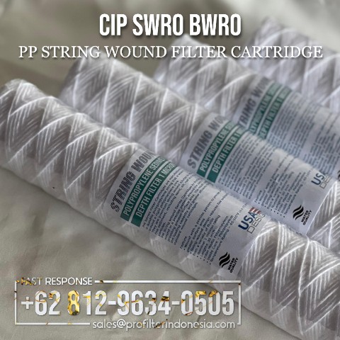swro bwro cartridge filter benang pp yarn wound swro bwro cartridge filter benang pp yarn wound