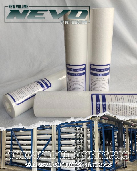 spun sediment swro nano filter cartridge