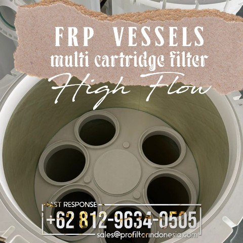 FRP Housing Multi Cartridge Filter High Flow Vessel