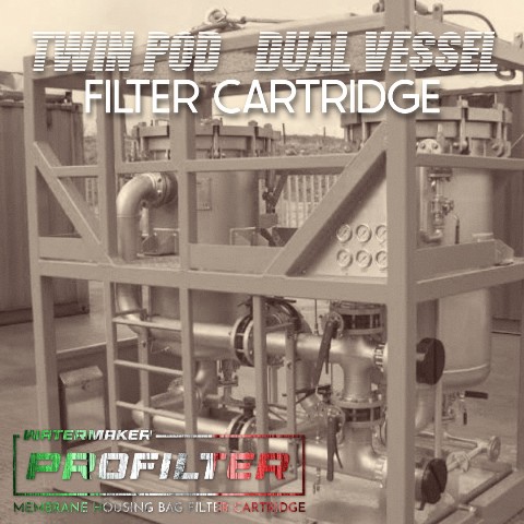 twin pod dual vessel filter cartridge housing twin pod dual vessel filter cartridge housing