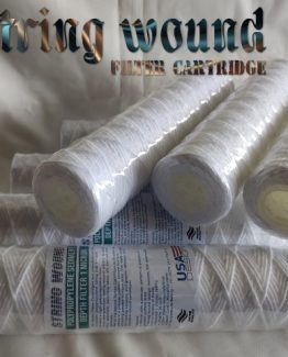 pp yarn filter cartridge benang string wound